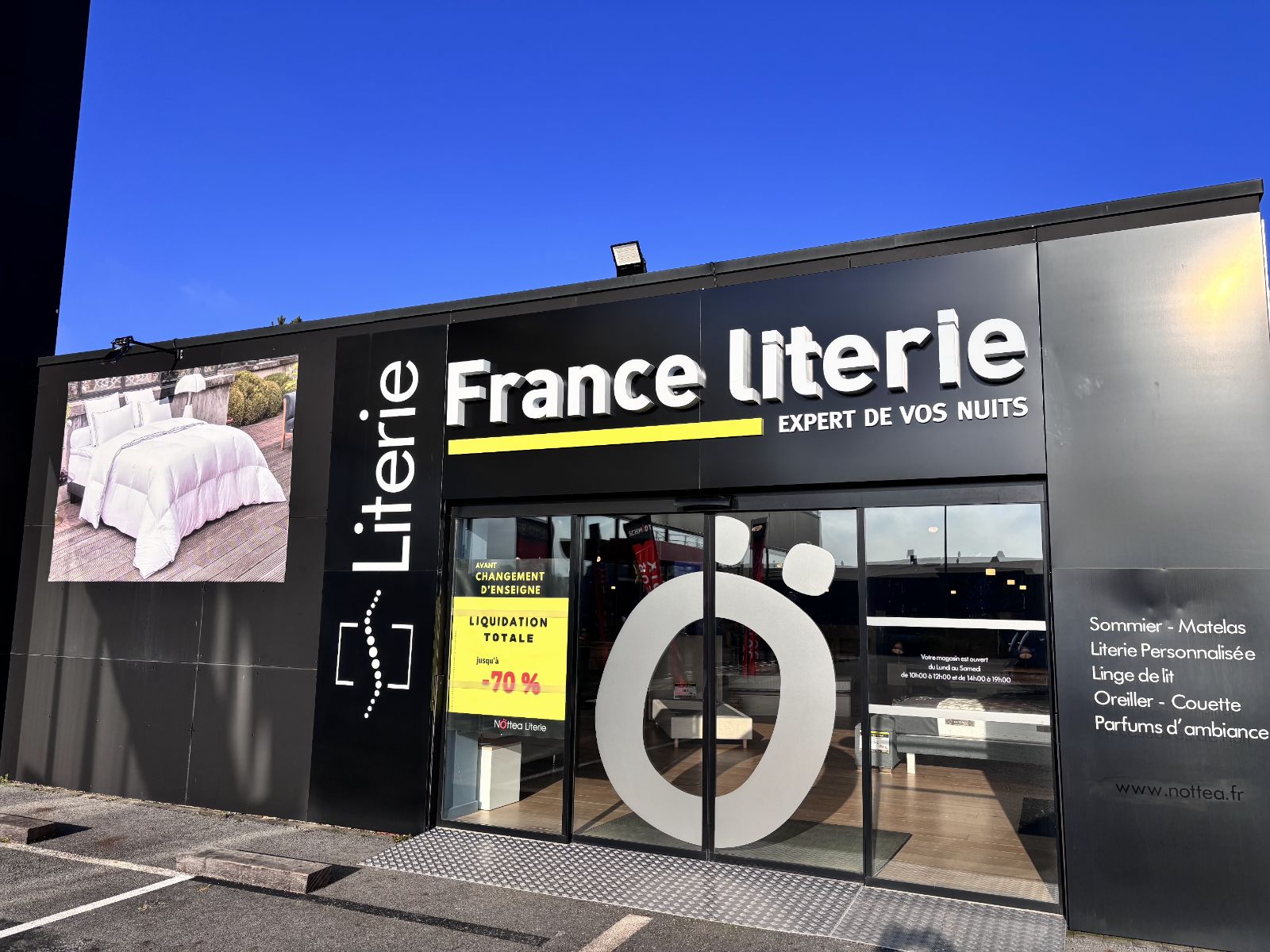 France Literie Quimper entrepôt et magasin général