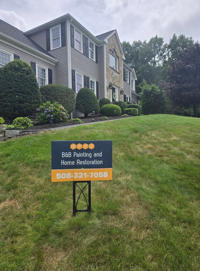 B&amp;B Painting and Home Restoration Logo