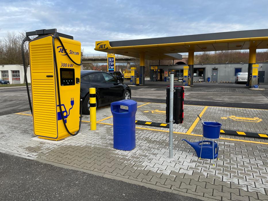 JET Ladestation, Grabenstraße in Weil der Stadt