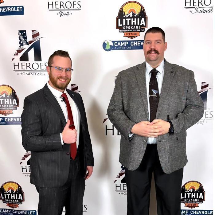Plainclothes security detail at Spokane Club for Heroes Awards