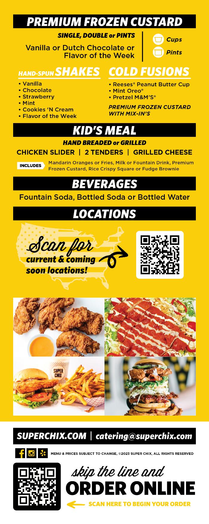 Super Chix - Chicken & Custard Image