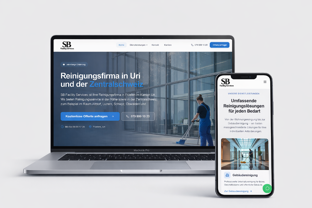 Webdesign Uri - SEO & Websites | PortalWeb GmbH, Kornmattstrasse in Altdorf