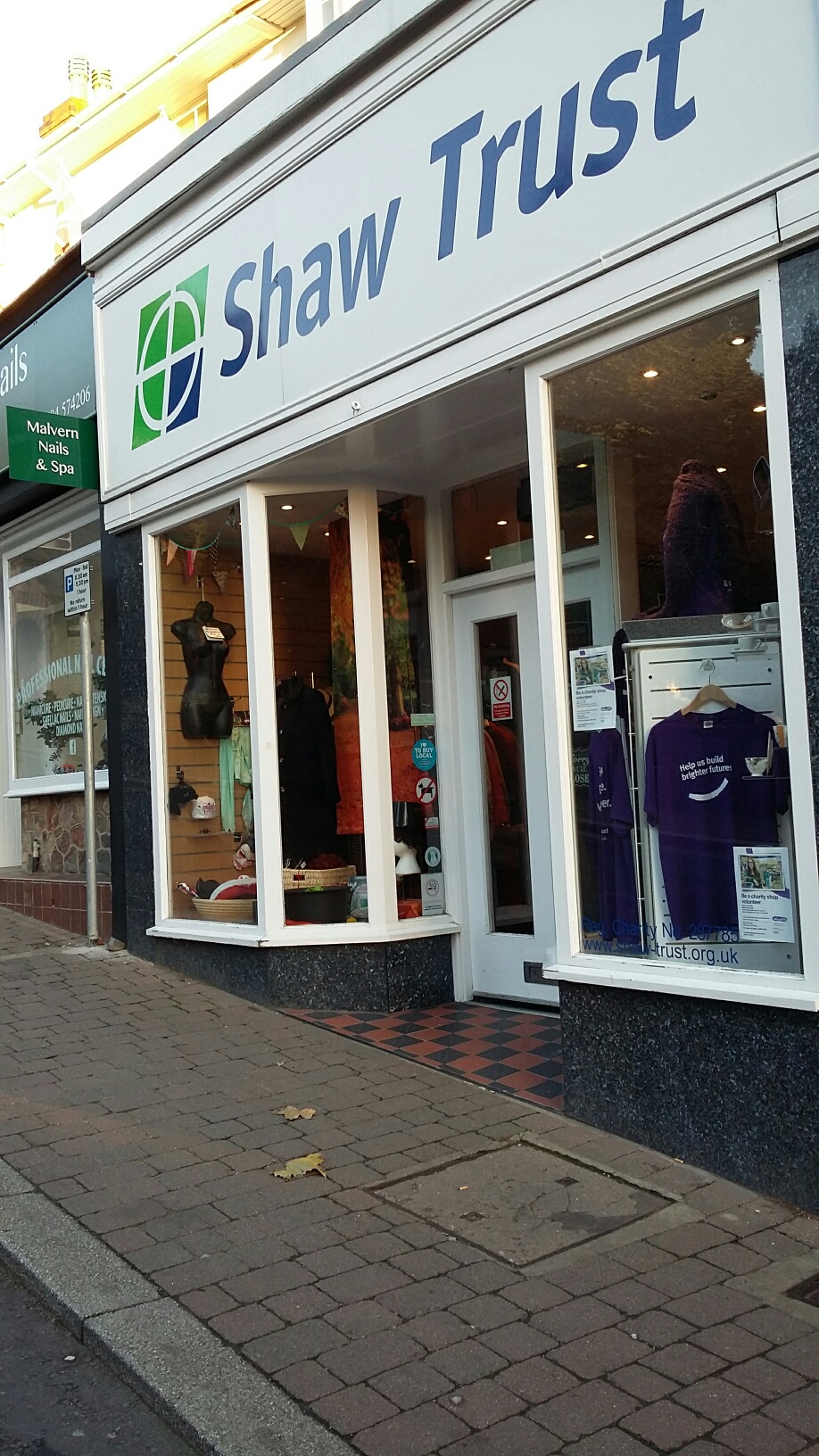 Shaw Trust - Charity shop - Malvern Malvern 01684 893477