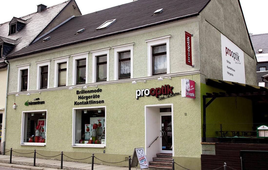 pro optik hörzentrum Ehrenfriedersdorf, Markt in Ehrenfriedersdorf