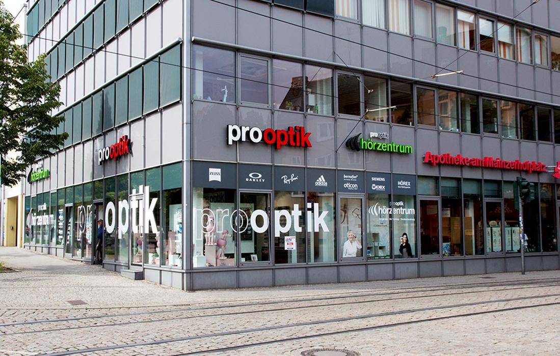pro optik hörzentrum Erfurt - Mainzerhofplatz, Mainzerhofplatz in Erfurt