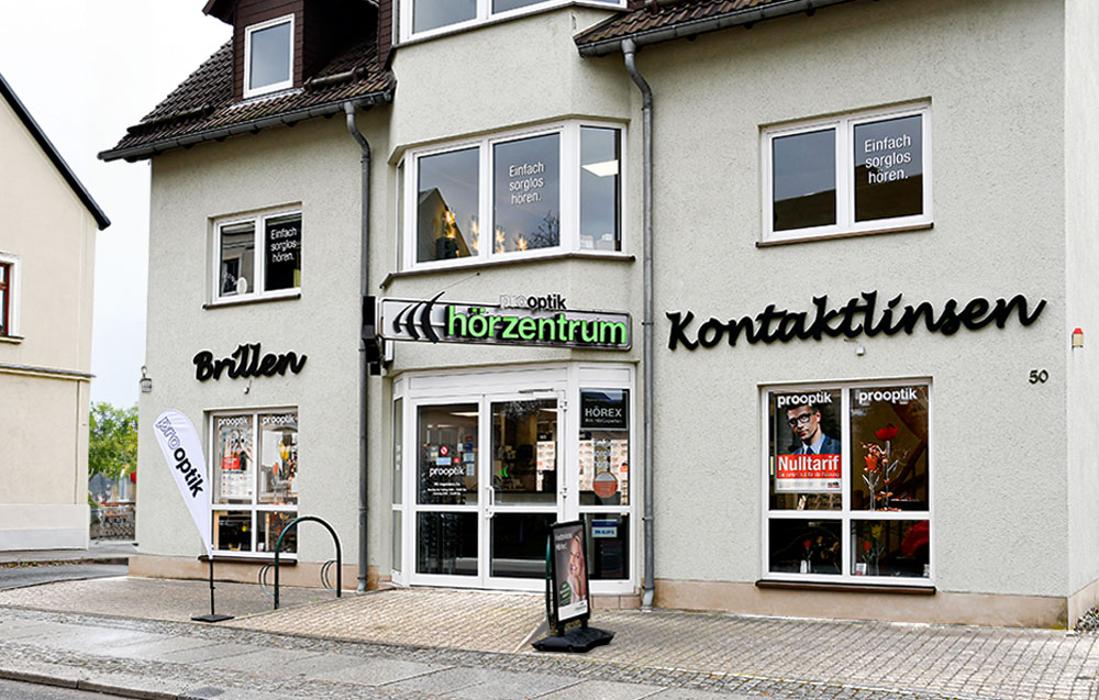 pro optik hörzentrum Olbernhau, Grünthaler Straße in Olbernhau