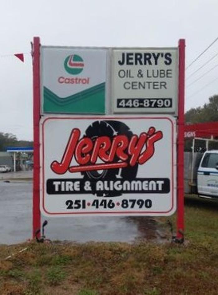 Jerry's Alignment Oil &amp; Lube Center Logo