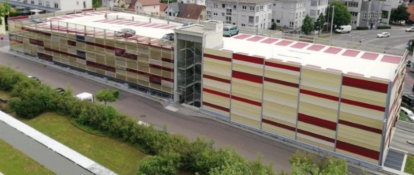 Parkhaus Krankenhaus / HIB Parkraum Nürtingen GmbH, Uhlandstraße in Bietigheim-Bissingen