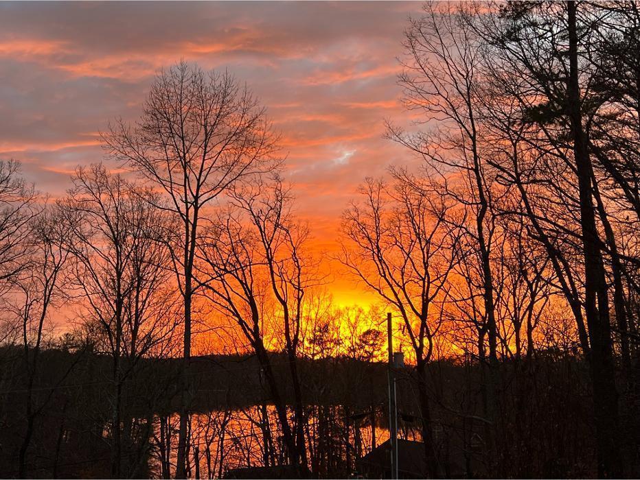 Sunset over Lake Tamarack in Bent Tree