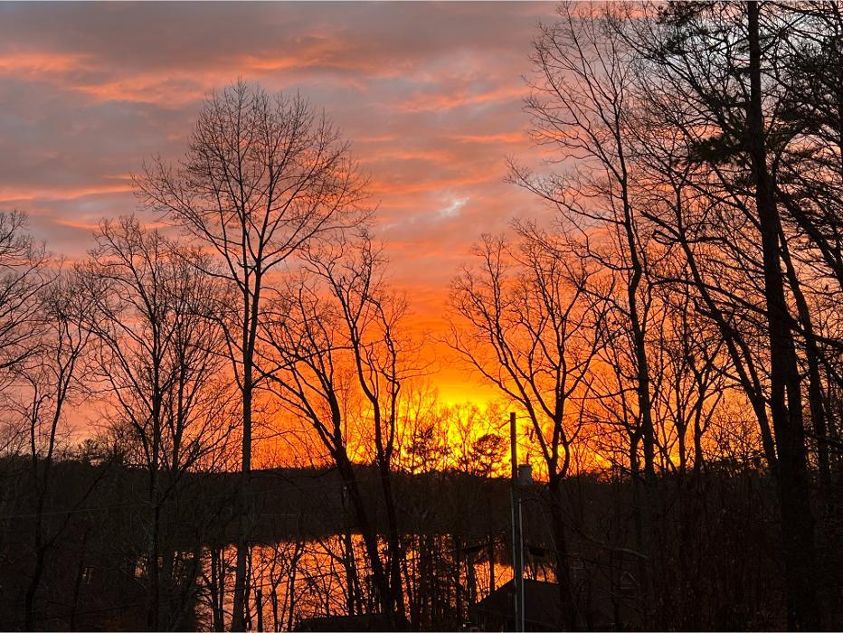 Sunset over Lake Tamarack in Bent Tree