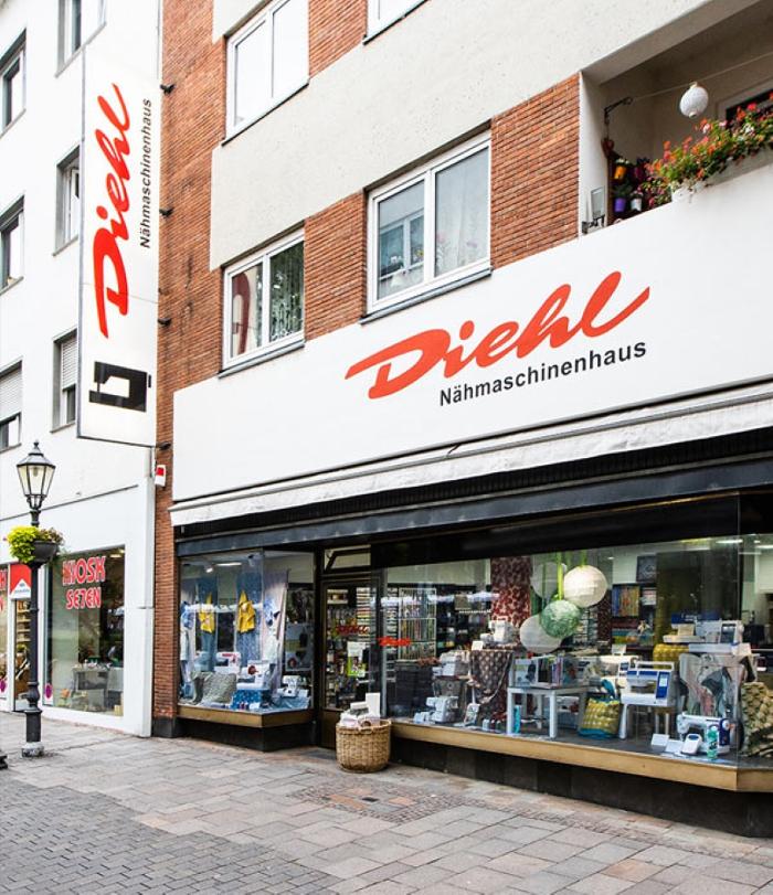 Nähmaschinenhaus Diehl GmbH, Rheinstraße in Koblenz