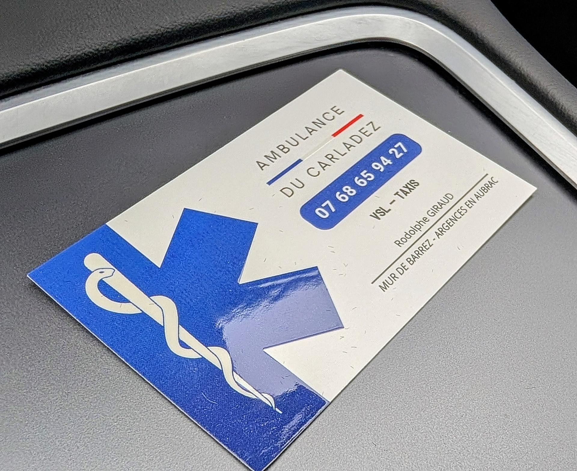 Ambulance du Carladez taxi