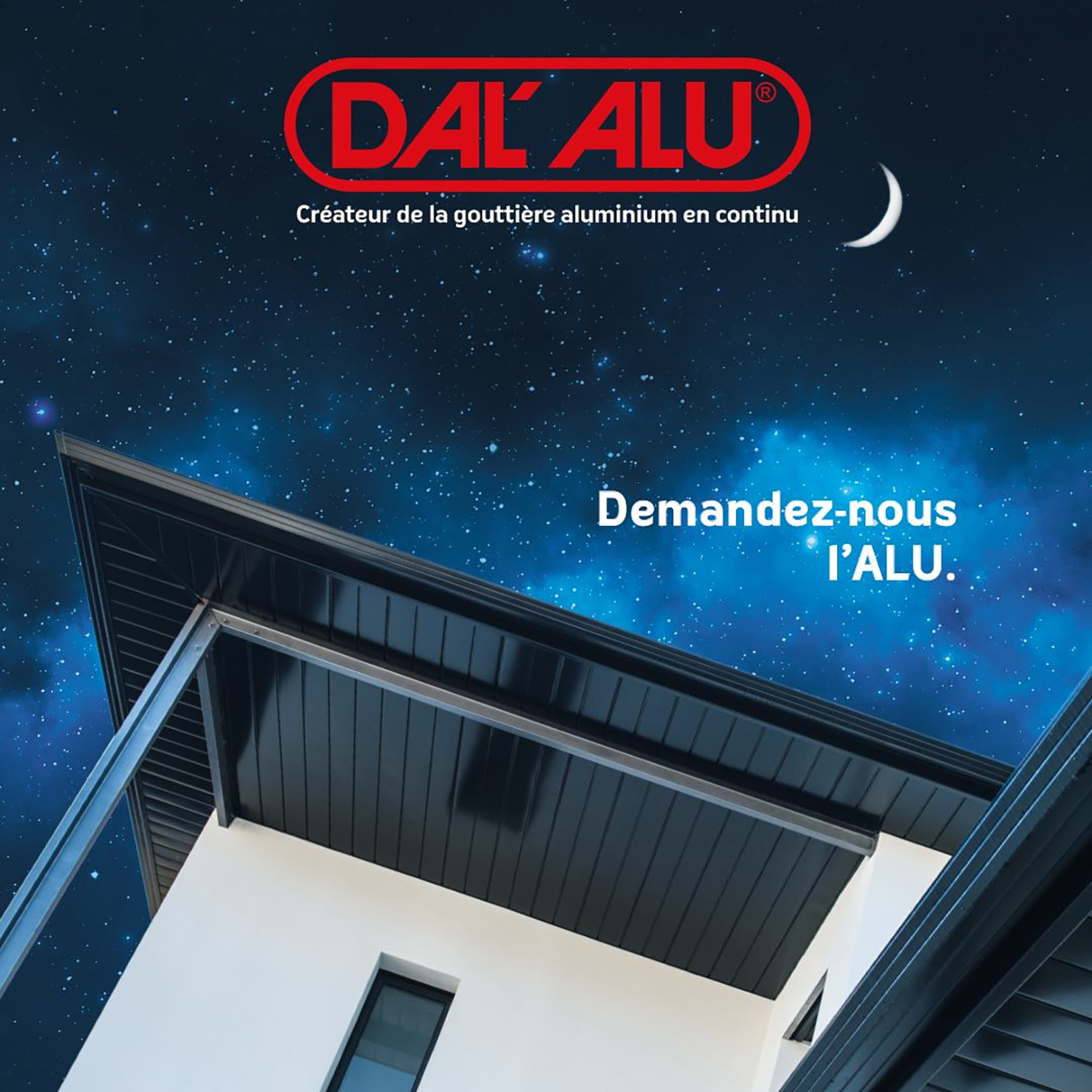 Avancée de toit tout alu DAL'ALU