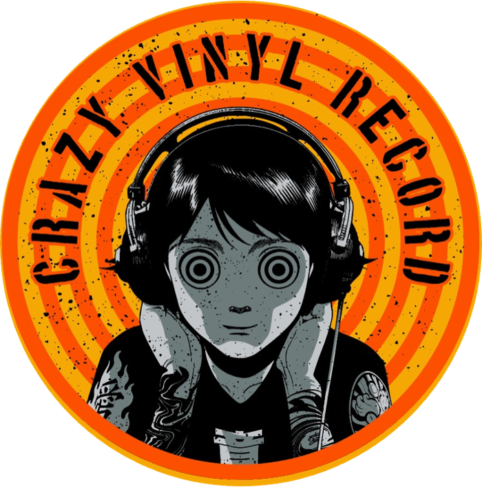 Crazy Vinyl Record Logo