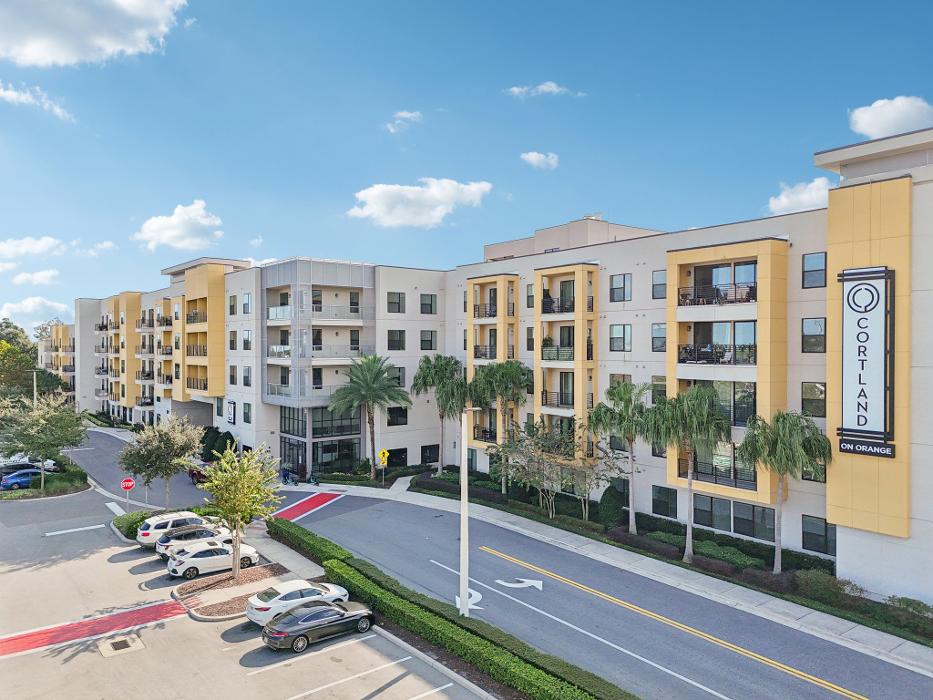 Cortland on Orange Image