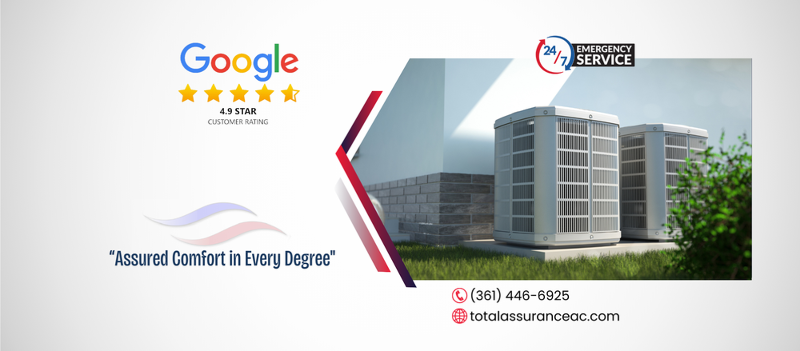 Total Assurance AC &amp; Heating Logo