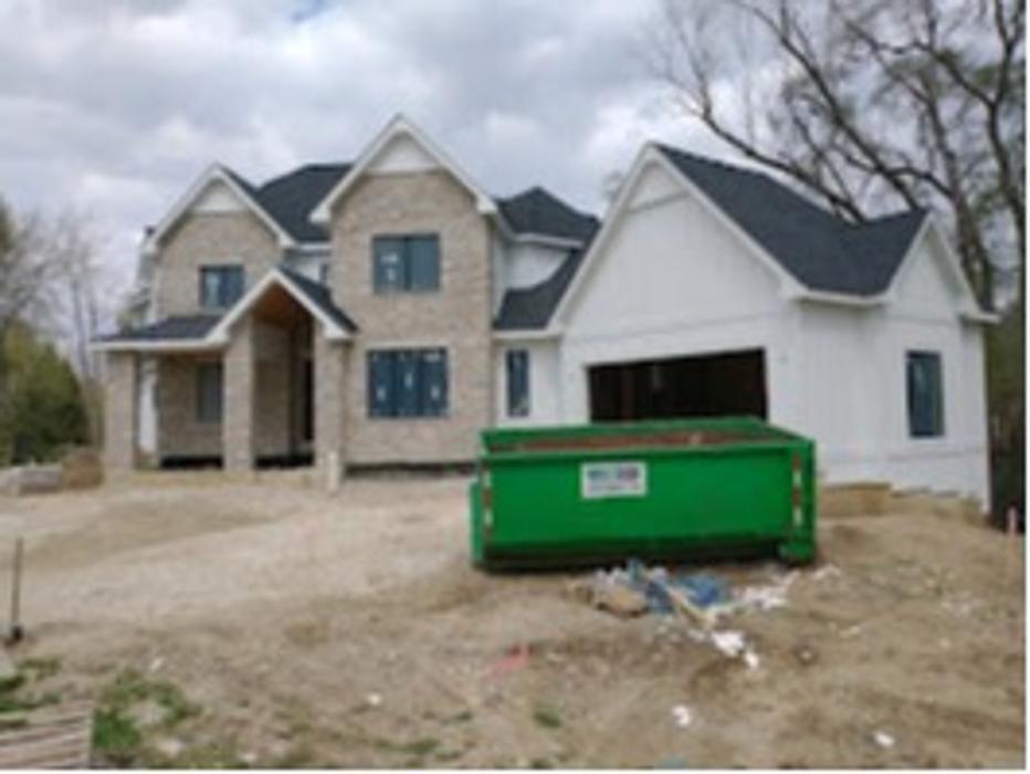 Construction dumpster rental for a new build in Homer Glen, IL
WasteBox Inc dumpster rental delivered for framing and construction site cleanup with reliable drop off and pickup.