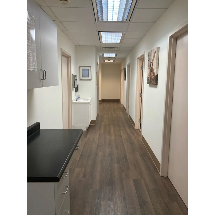 Comfortable patient waiting area at Men's Wellness Centers Virginia Beach, designed for a relaxed and judgment-free experience for men seeking hormone therapy and wellness care.
