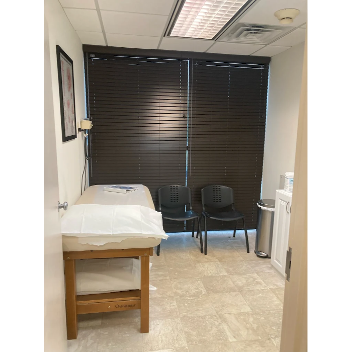 Patient lounge at Men's Wellness Centers Virginia Beach offering a private, upscale atmosphere for men visiting our LegitScript-certified clinic for TRT, ED treatment, and GLP-1 weight loss.
