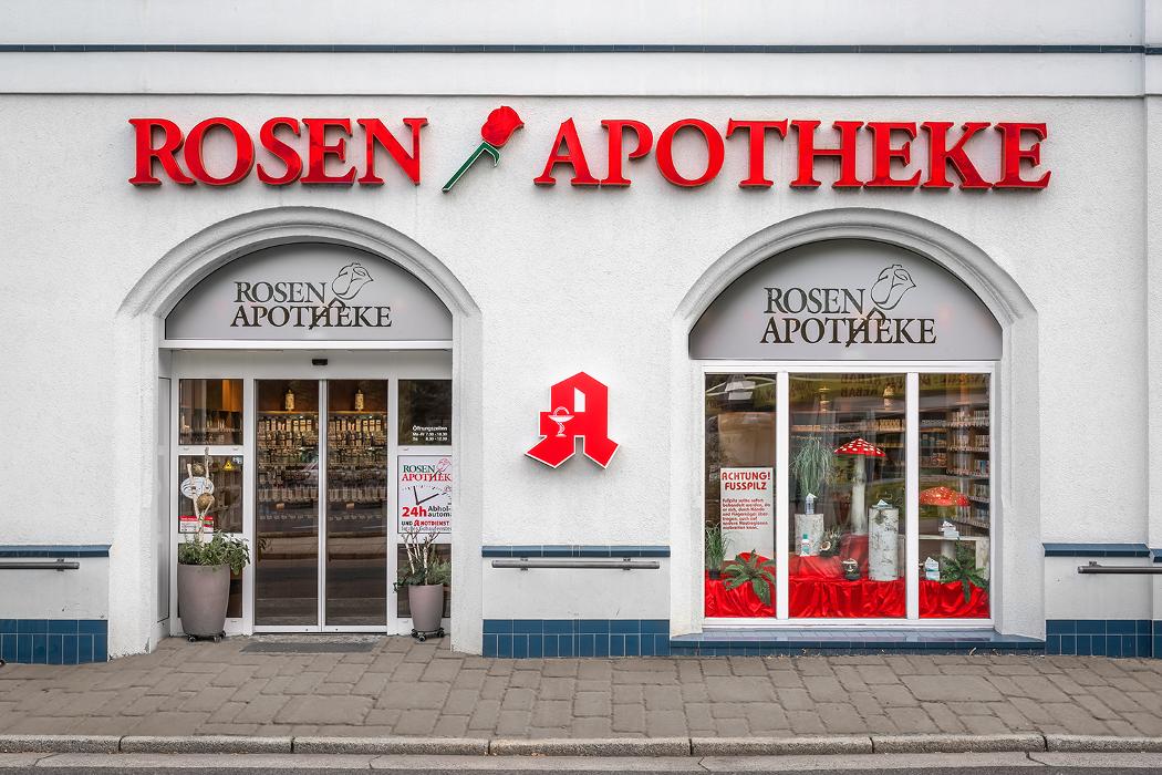 Rosen-Apotheke, Friedrichplatz in Forst (Lausitz)