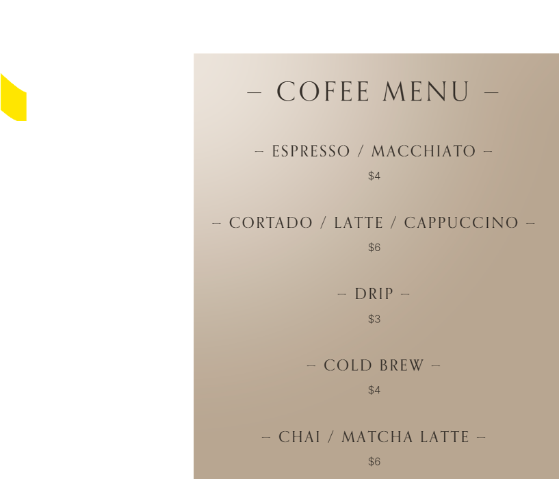 Goldfinch Coffee Image