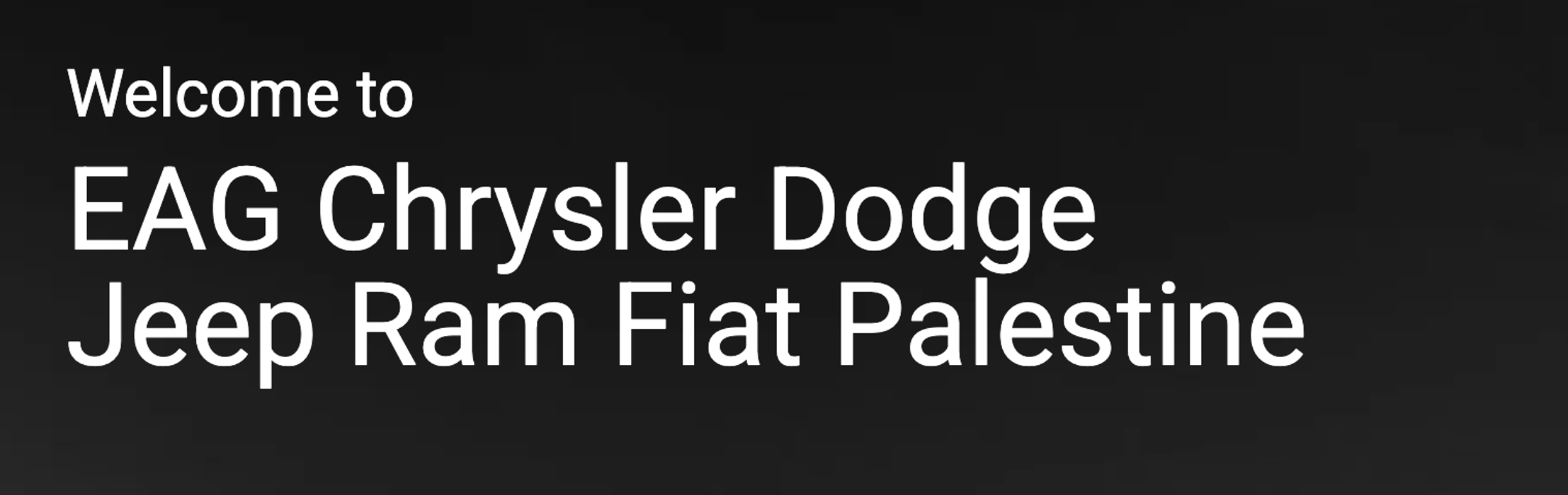 EAG Chrysler Dodge Jeep Ram Fiat Kawasaki of Palestine