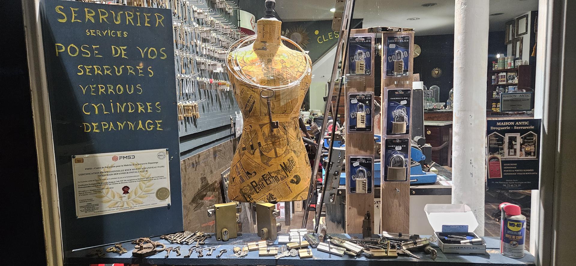 Maison Antic reproduction de clés, serrurier