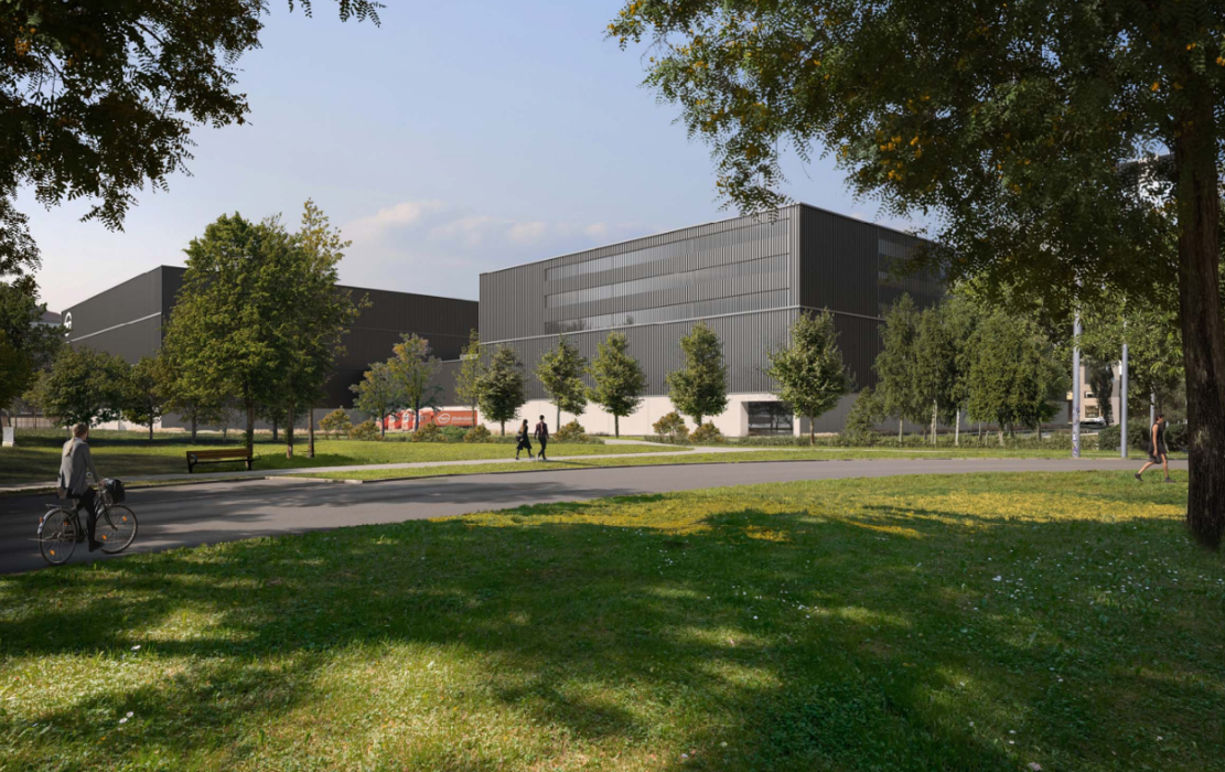 Gebrüder Weiss GmbH, Logistik und IT Center Vorarlberg, Schindlerstraße in Wolfurt