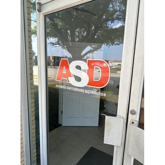 ASD facility entrance branding