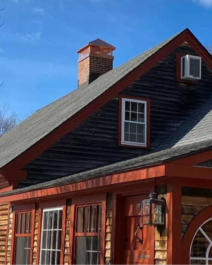 .Professional chimney sweep and inspection completed for a homeowner in Portland, Maine.