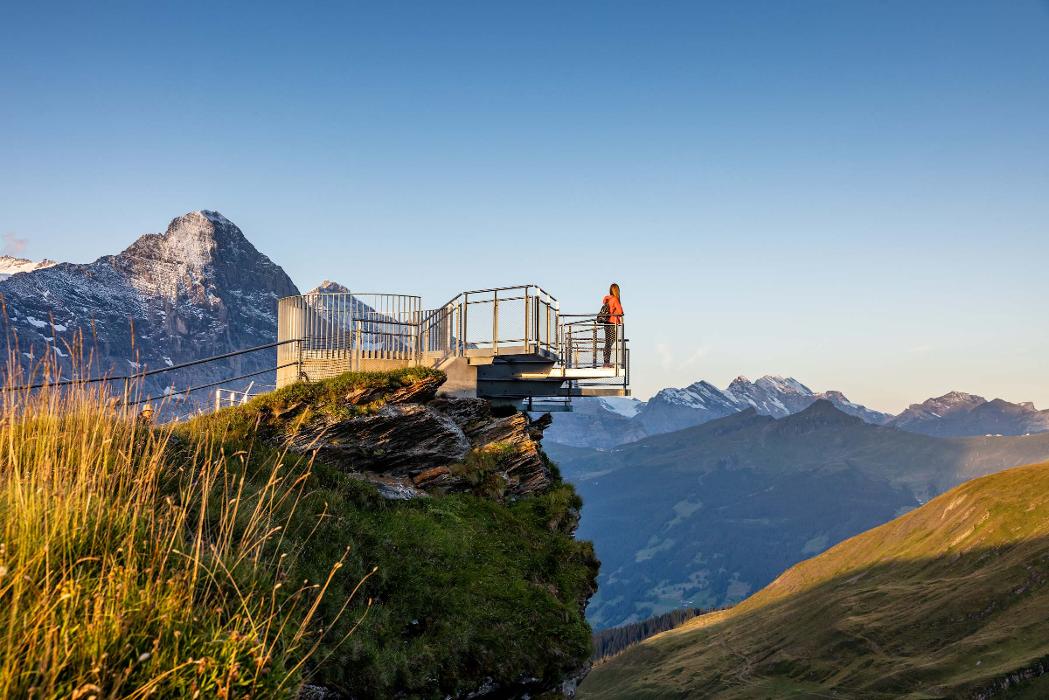 Aussichtsplattform First View, Bergstation First in Grindelwald