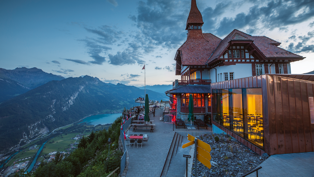 Panorama-Restaurant Harder Kulm, Harder Kulm in Interlaken