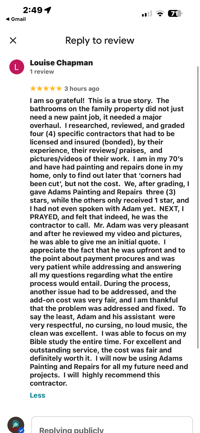 Adam's Painting & Repairs LLC Image