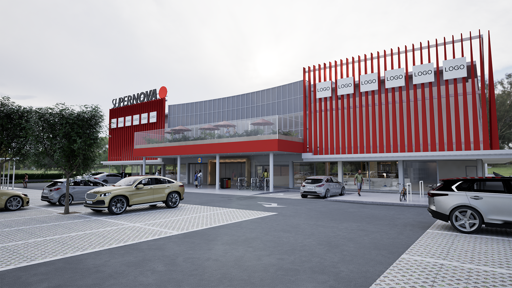 SUPERNOVA Eisenstadt, Mattersburger Straße in Eisenstadt