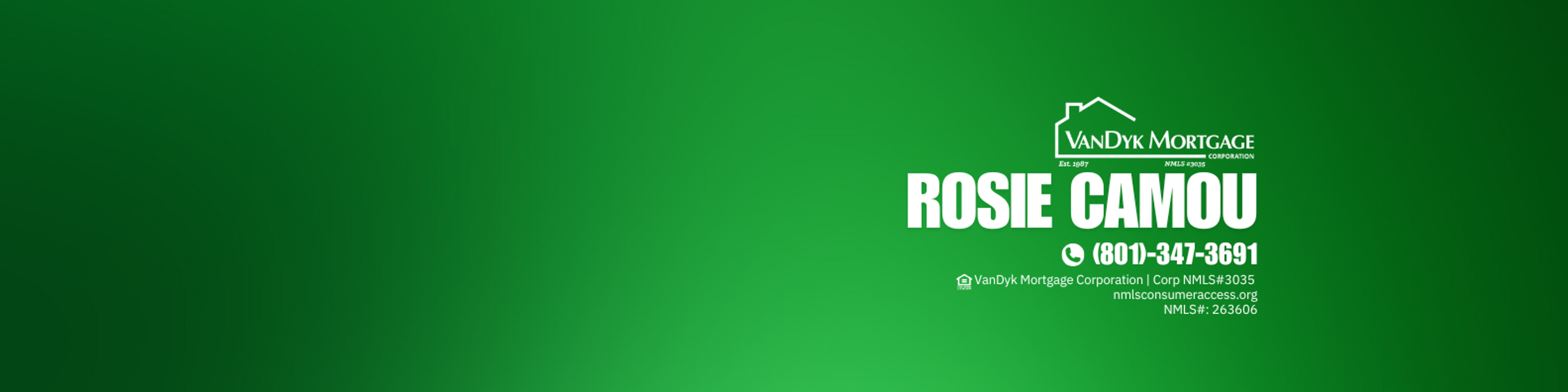 Rosie Camou - VanDyk Mortgage Corporation