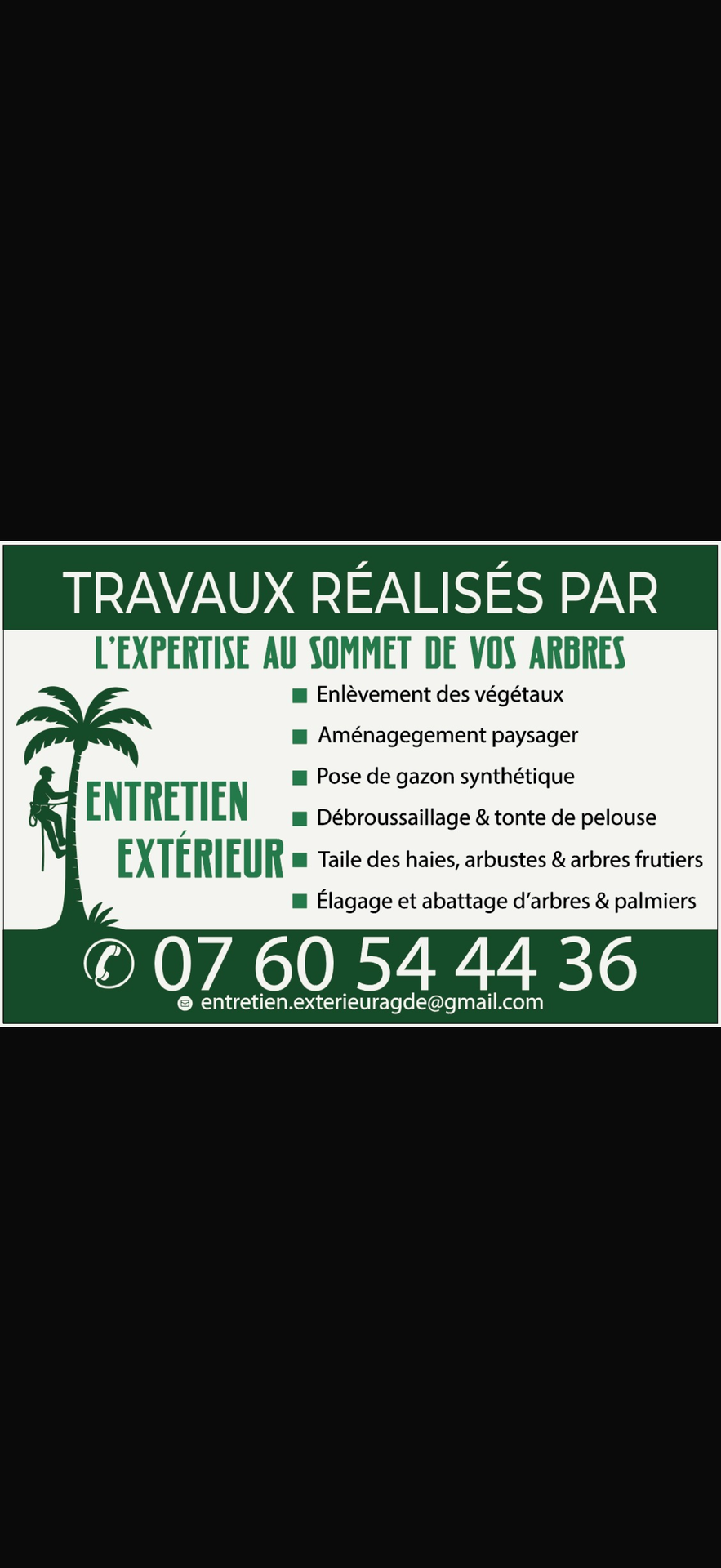 Entretien Extérieur travaux agricoles