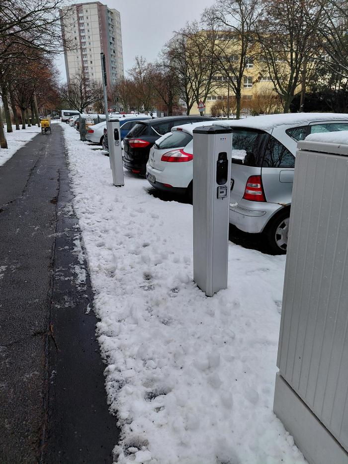 TEAG Mobil-Ladestation, Berliner Straße in Erfurt