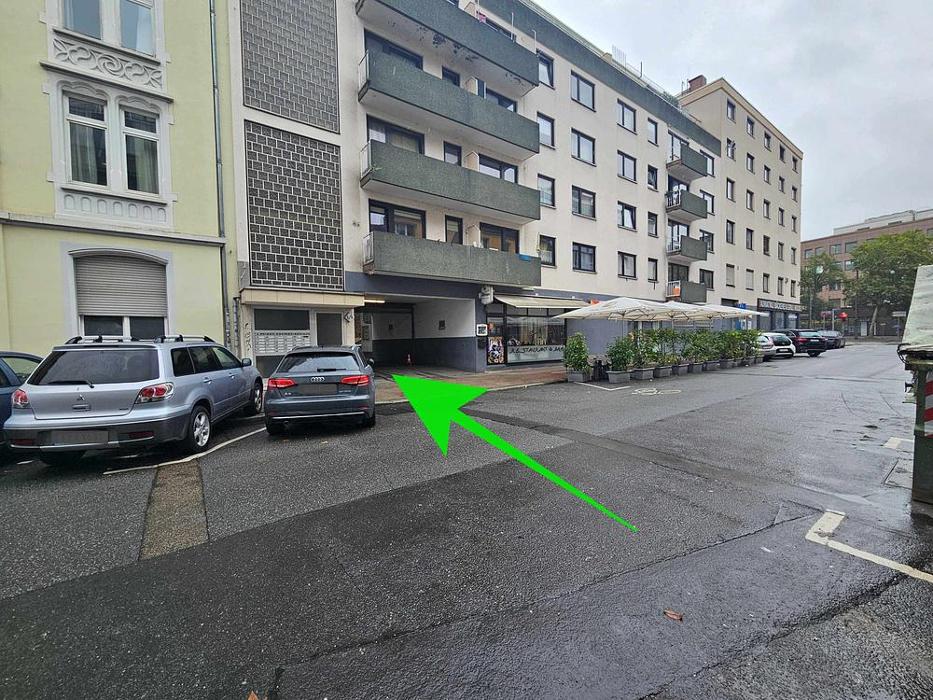 ampido Parkplatz, Speyerer Straße in Frankfurt am Main