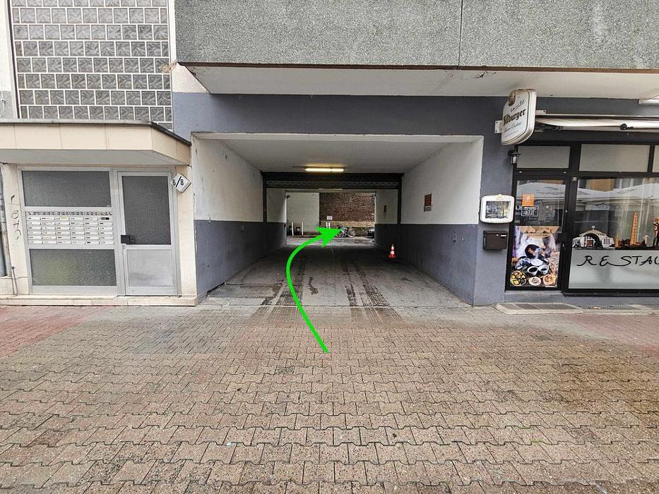 ampido Parkplatz, Speyerer Straße in Frankfurt am Main