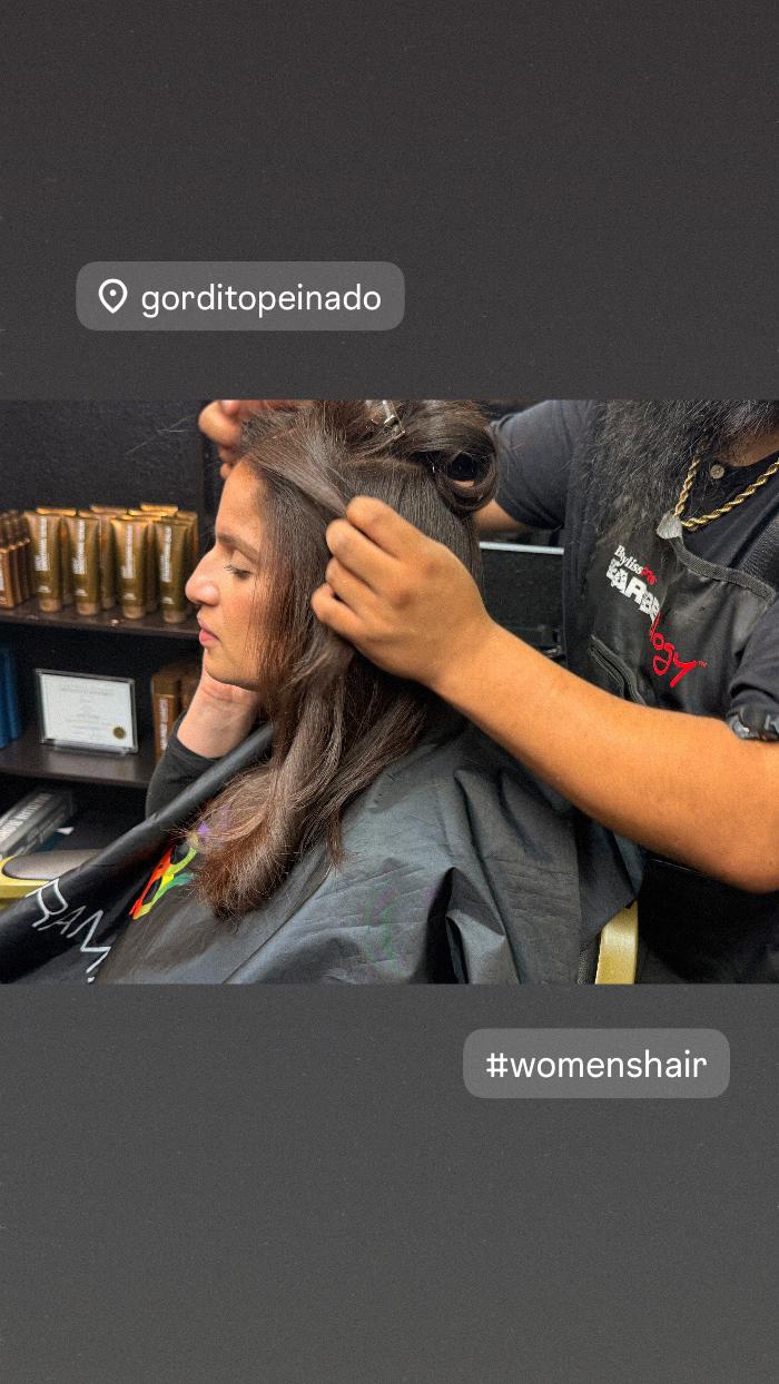 Gordito Peinado Barbershop Haircuts Beards Shaves Color Image