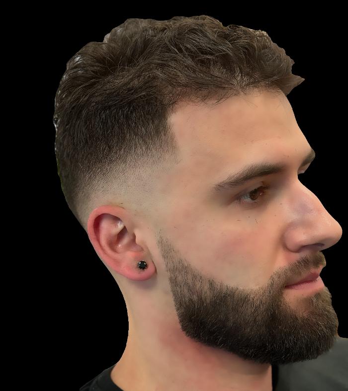 Gordito Peinado Barbershop Haircuts Beards Shaves Color Image