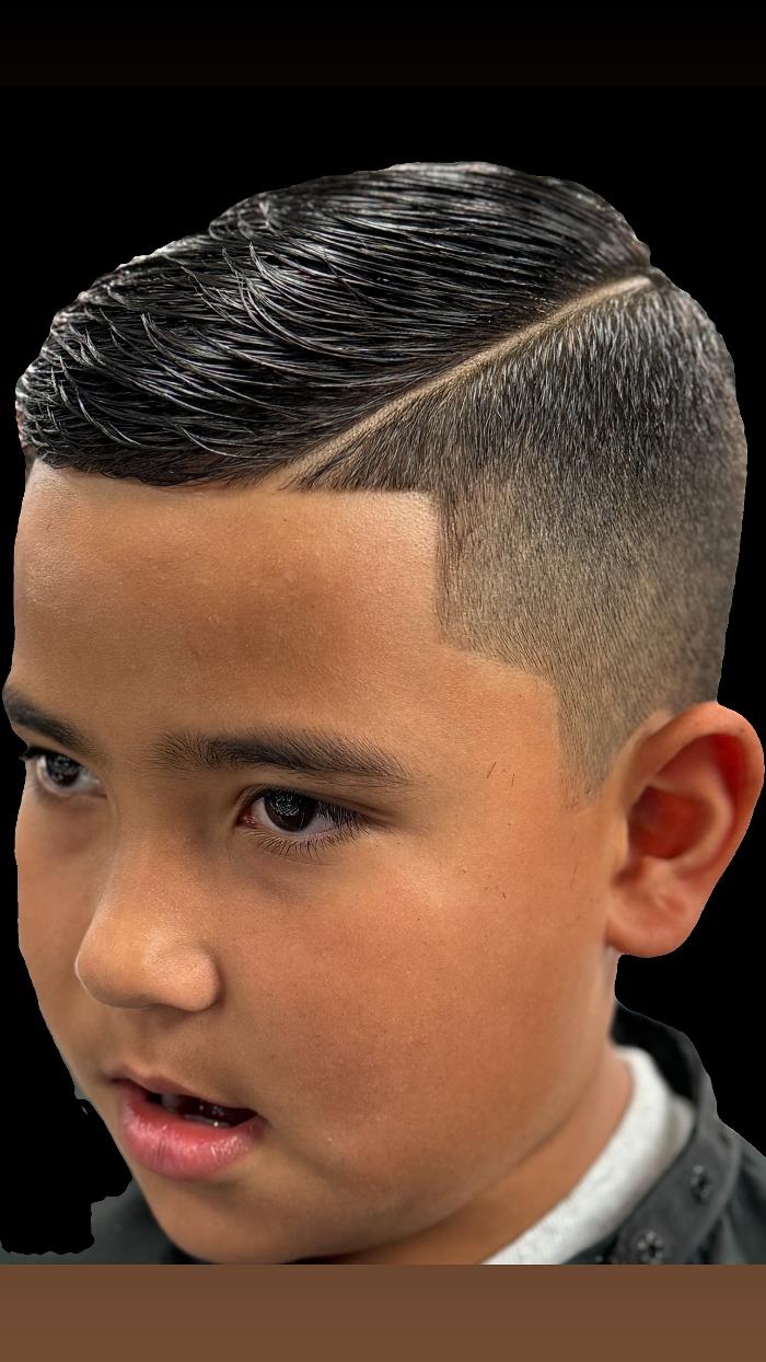 Gordito Peinado Barbershop Haircuts Beards Shaves Color Image