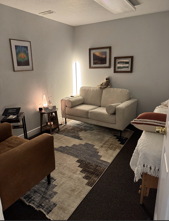 One of our private offices for EMDR therapy and holistic counseling in South Jordan.