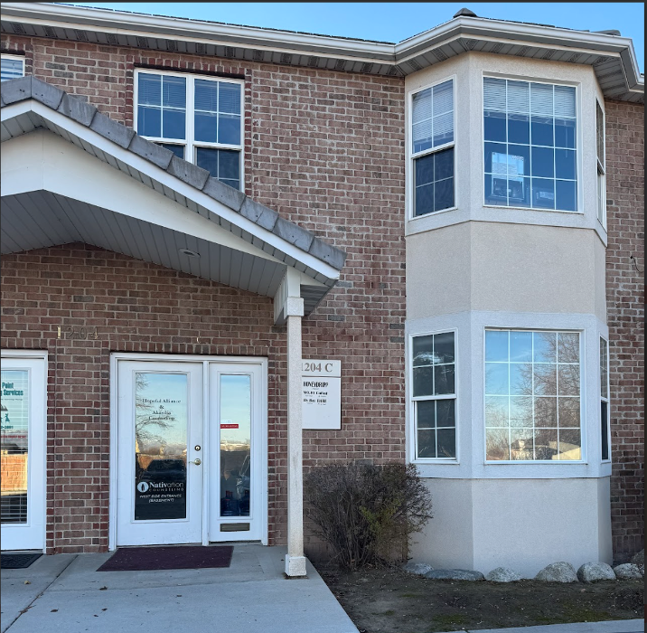 The exterior of NATiVation Counseling located at 1204 S Jordan Pkwy in South Jordan, UT. Ample free parking is available out front.
