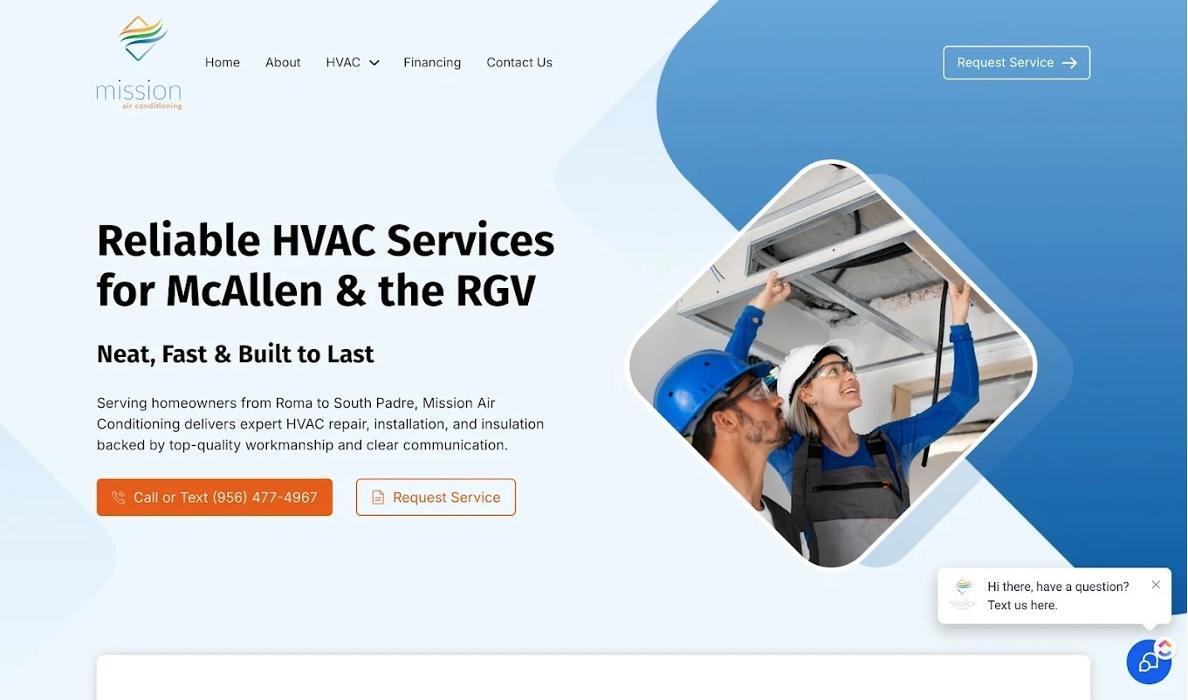 Client Project: Mission Air Conditioning 