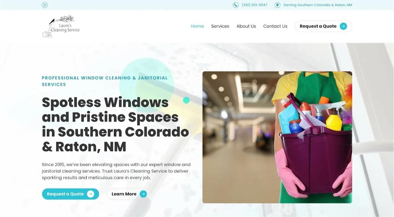 Client Project: Laura's Cleaning Service
