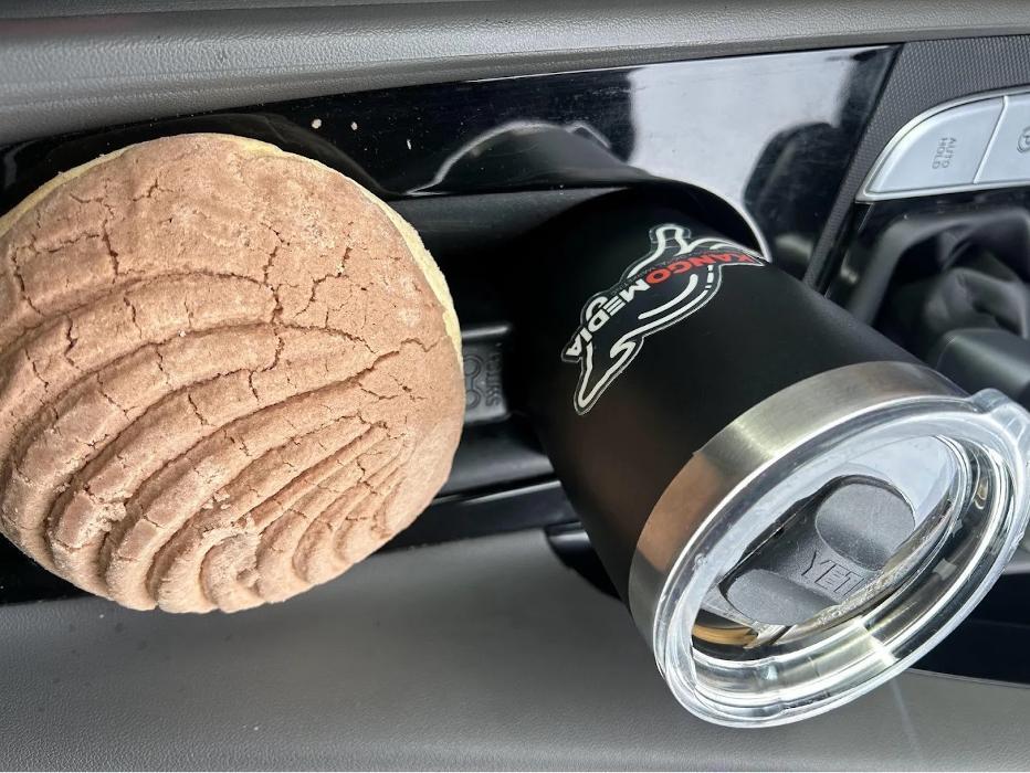 Coffee and pan dulce. 