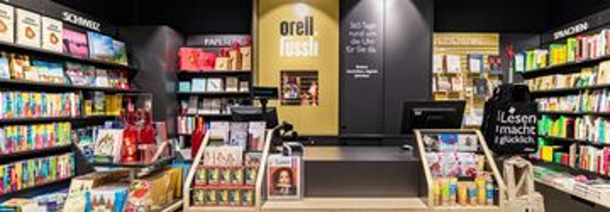 Orell Füssli Bahnhof Zürich Stadelhofen, Stadelhoferstrasse in Zürich