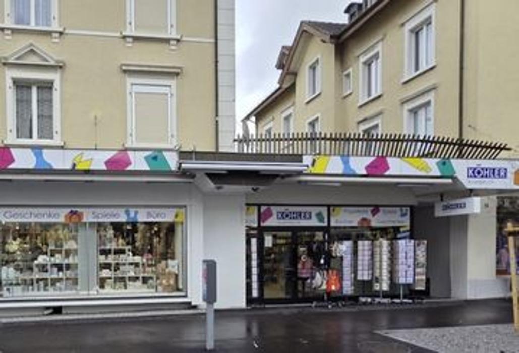 Papeterie Köhler Thalwil, Gotthardstrasse in Thalwil