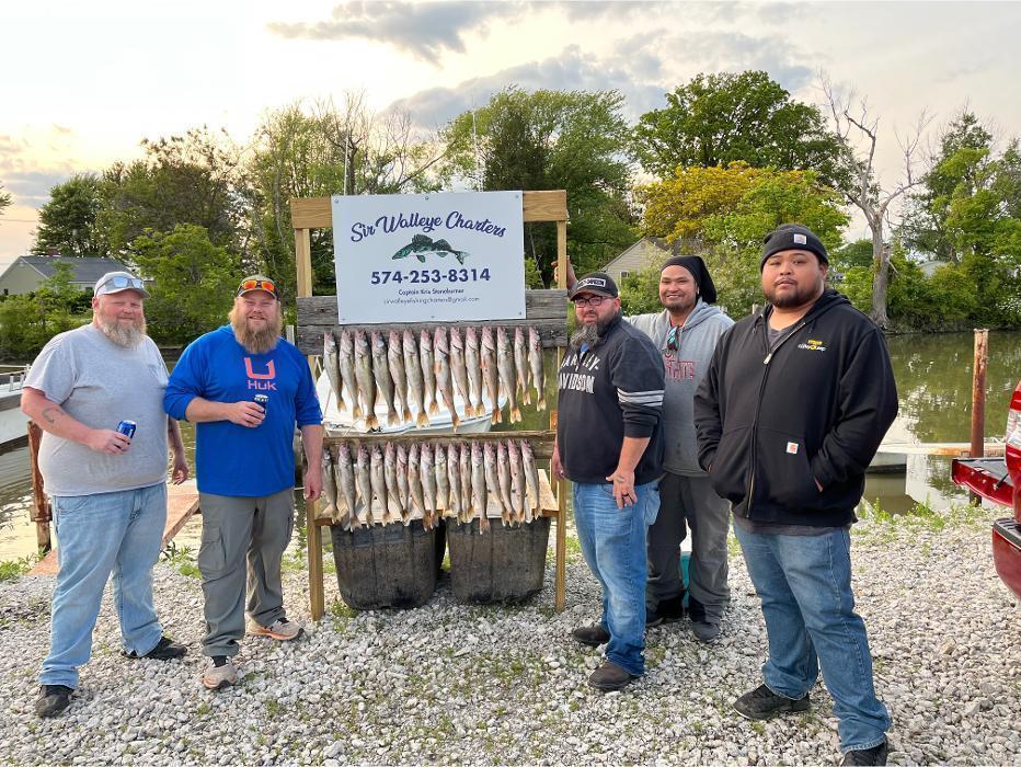 Lake Erie walleye fish fry for these guys from Indiana!